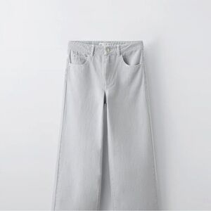 Elegant Light Gray Girl’s Flare Jeans